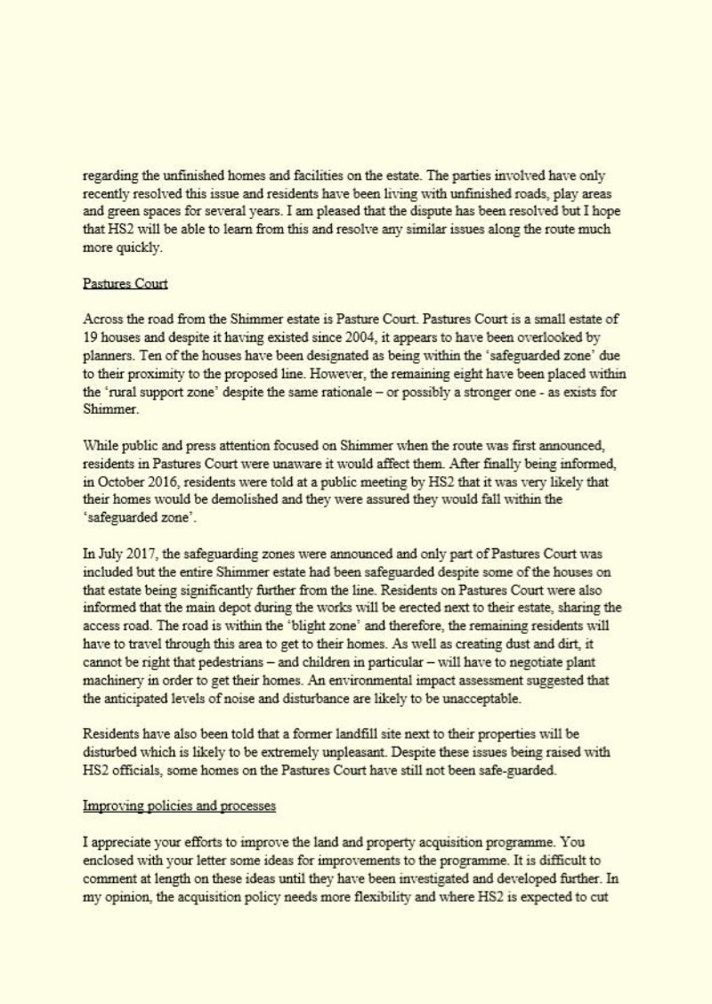 Ed Miliband letter to the DfT (page 2)