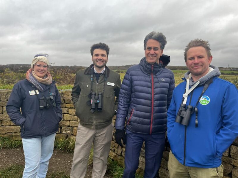 Ed with the RSPB team at Adwick Washlands